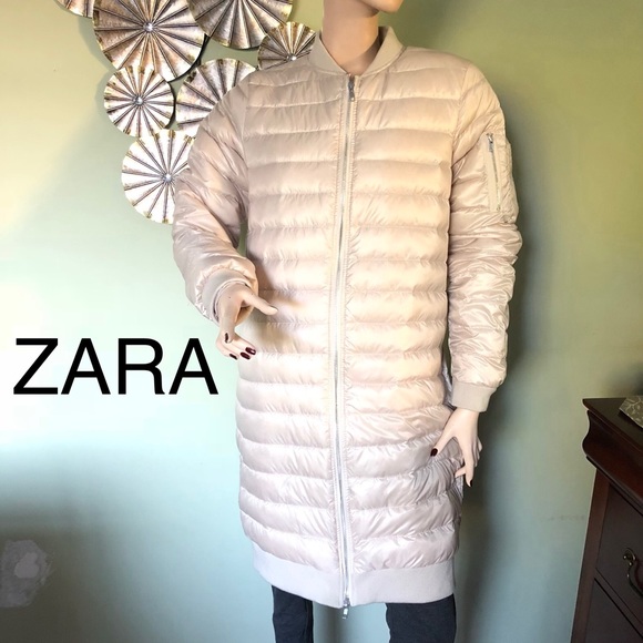 zara lightweight puffer jacket